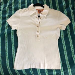 Tory Burch button up polo tee